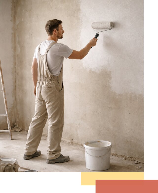 Грунтовка стен под отделку в Нижневартовске профессиональным раствором