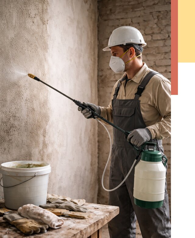 Антисептическая обработка стен в Нижневартовске от 1243 руб. — быстро и недорого | ОТДЕЛОЧНИК-Нжт