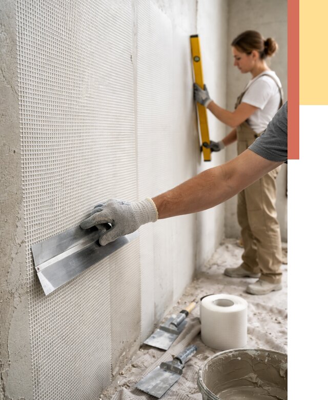 Армирование стен стеклосеткой в Нижневартовске от 3315 руб. под ключ | ОТДЕЛОЧНИК-Нжт