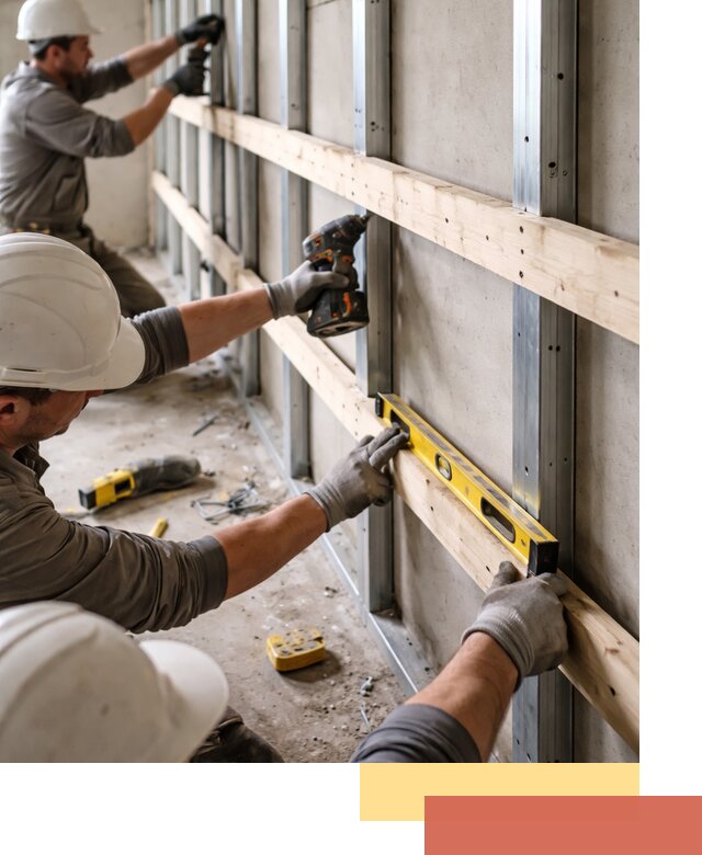 Устройство обрешетки под панели в Нижневартовске