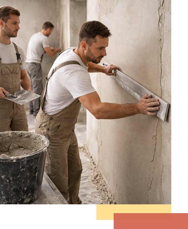 Штукатурка стен без маяков в Нижневартовске быстро и качественно