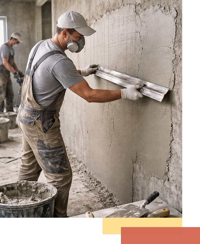 Штукатурка бетонных стен в Нижневартовске качественно и долговечно