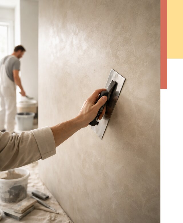 Венецианская штукатурка в Нижневартовске от 3626 руб/м² — нанесение стен под ключ | ОТДЕЛОЧНИК-Нжт