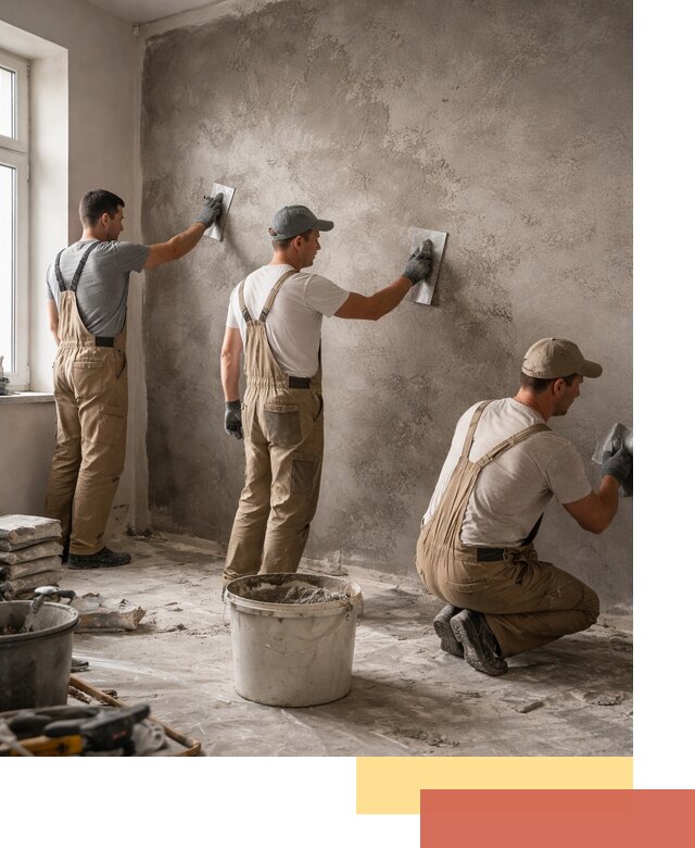 Декоративная штукатурка под бетон в Нижневартовске для стен и потолков