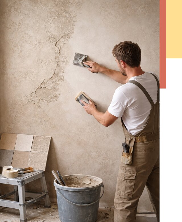 Ремонт декоративной штукатурки в Нижневартовске от 4662 руб. под ключ | ОТДЕЛОЧНИК-Нжт