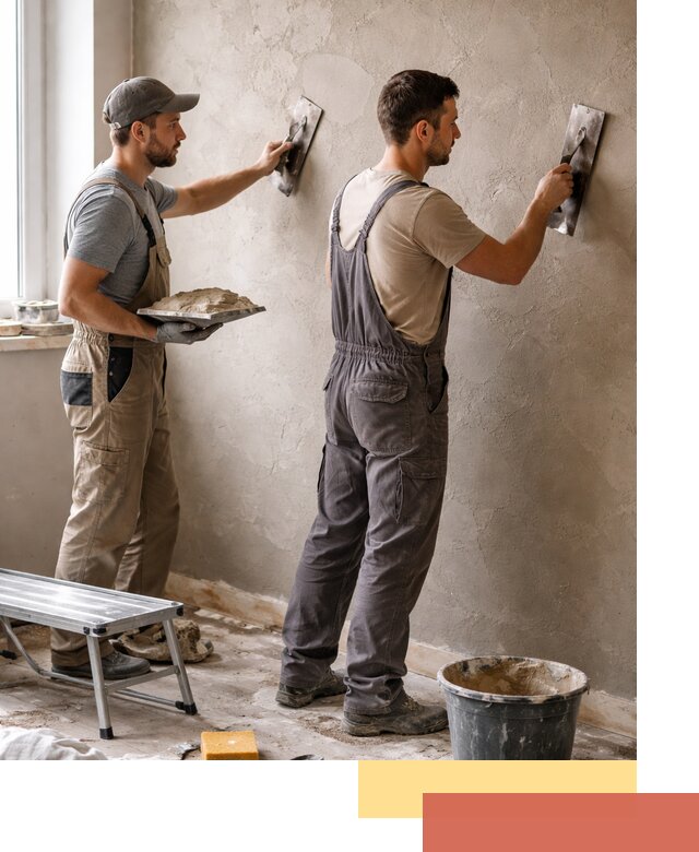 Ремонт декоративной штукатурки и восстановление фактуры в Нижневартовске