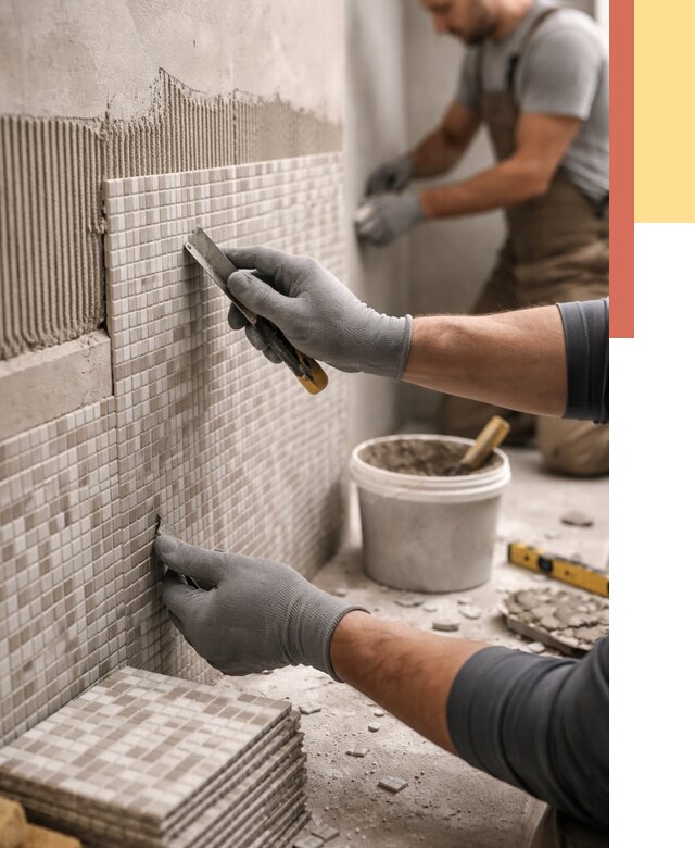 Облицовка стен мозаикой в Нижневартовске от 3315 руб/м2 — укладка мозаики на стены | ОТДЕЛОЧНИК-Нжт