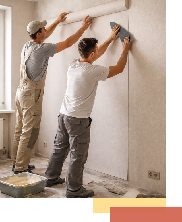 Поклейка виниловых обоев в Нижневартовске профессионально и качественно