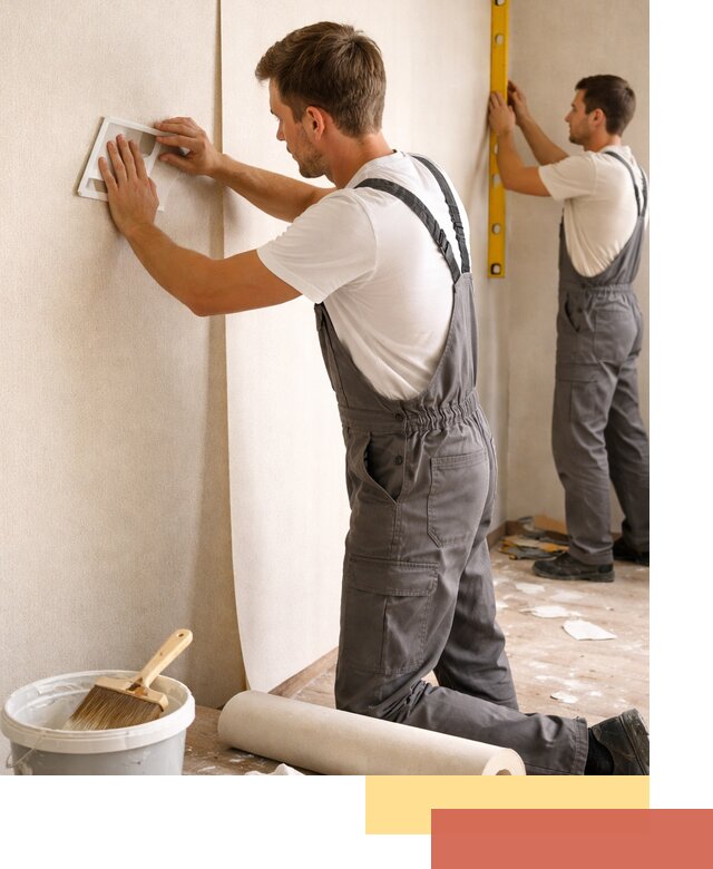 Поклейка бумажных обоев в Нижневартовске качественно и недорого