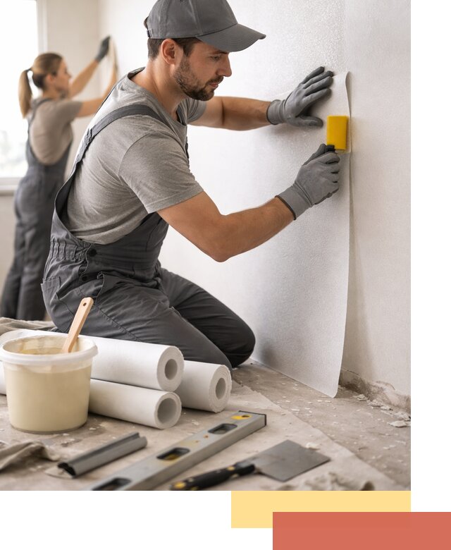 Поклейка стеклообоев профессионально в Нижневартовске