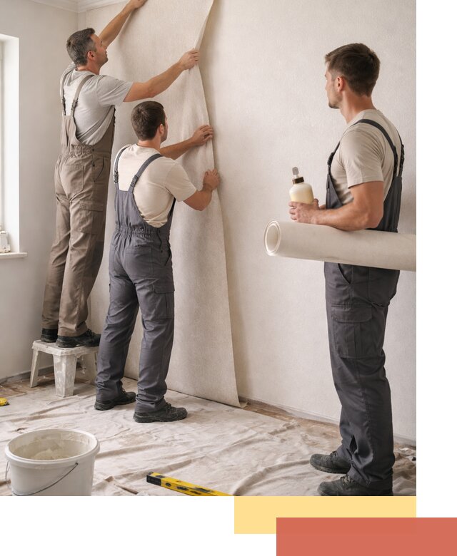 Оклейка стен обоями в Нижневартовске — качественно и профессионально