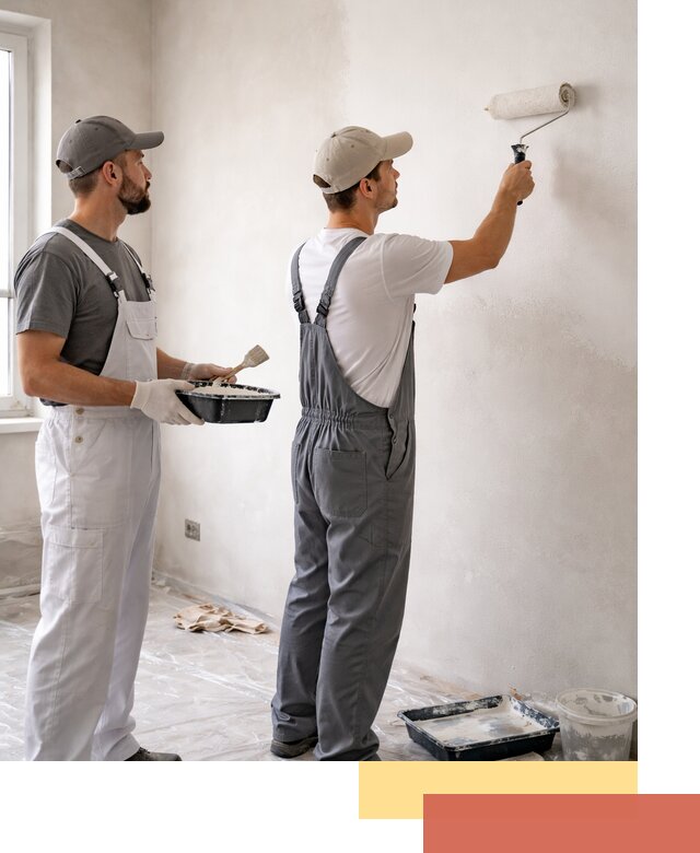 Покраска стен водоэмульсионной краской в Нижневартовске