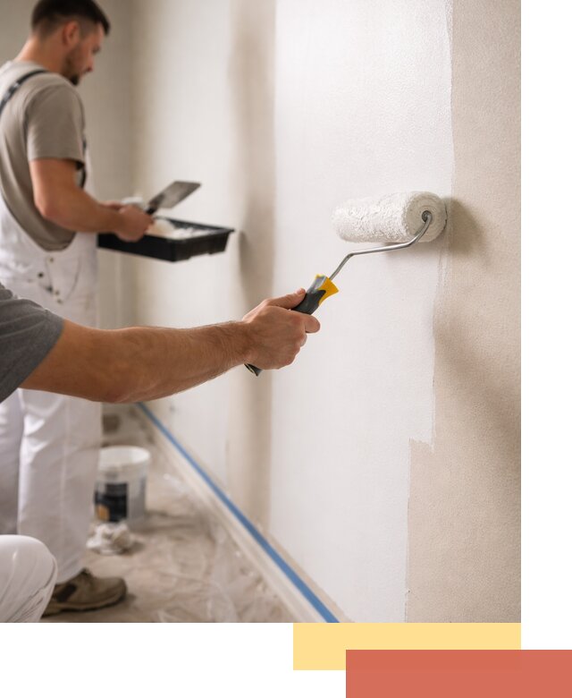 Покраска стен акриловой краской профессионально в Нижневартовске