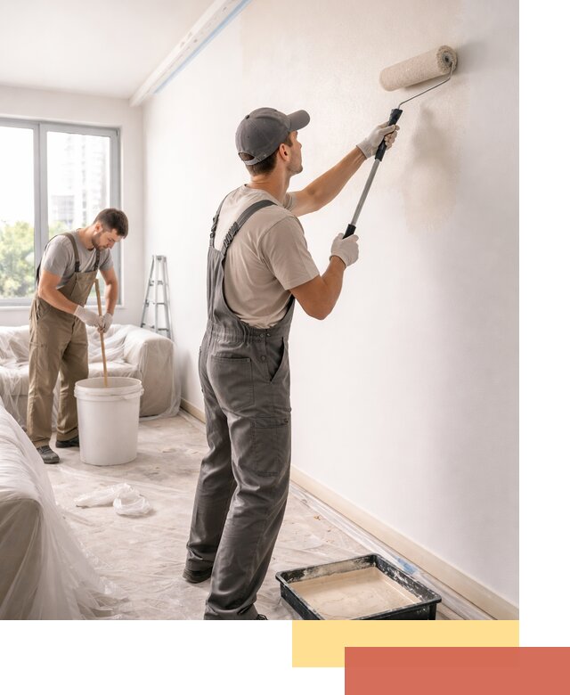 Покраска стен в офисе в Нижневартовске — быстрый и качественный ремонт