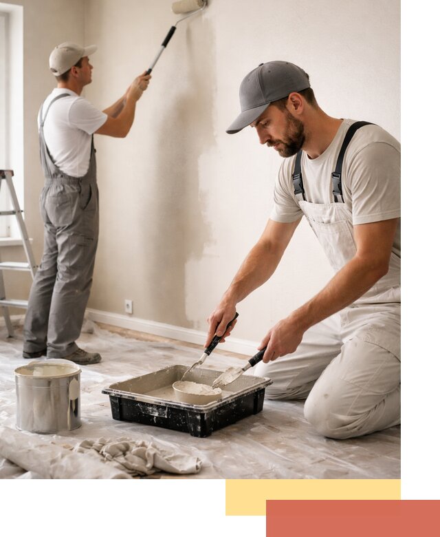 Покраска стен в квартире в Нижневартовске — профессионально и аккуратно