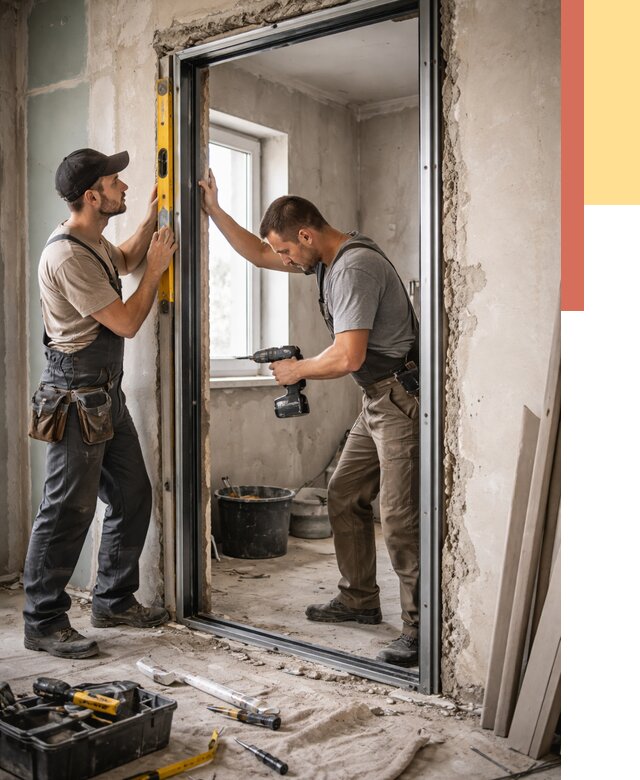 Закладка дверного проема в Нижневартовске от 3626 руб. — быстро и недорого | ОТДЕЛОЧНИК-Нжт