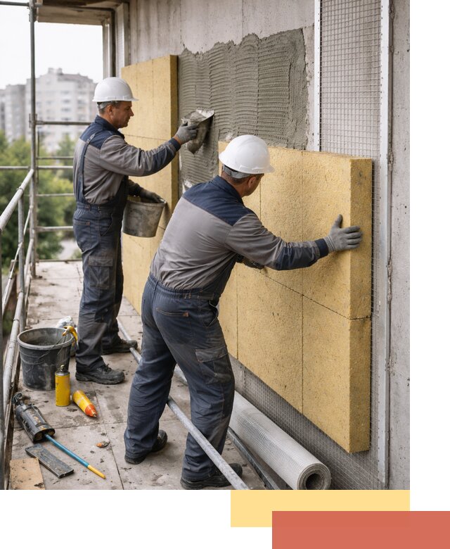 Утепление стен зданий и домов в Нижневартовске качественно и надежно