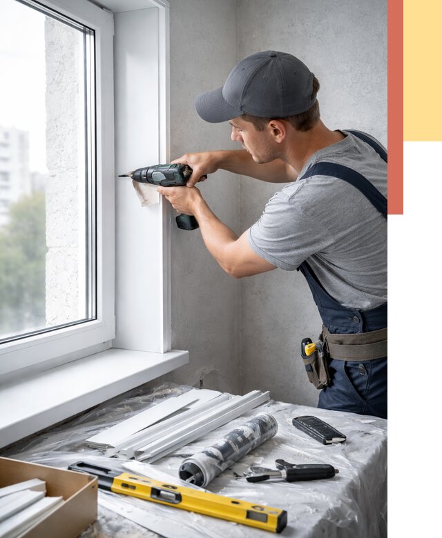 Установка пластиковых откосов в Нижневартовске от 2331 руб. | ОТДЕЛОЧНИК-Нжт монтаж, быстро и недорого