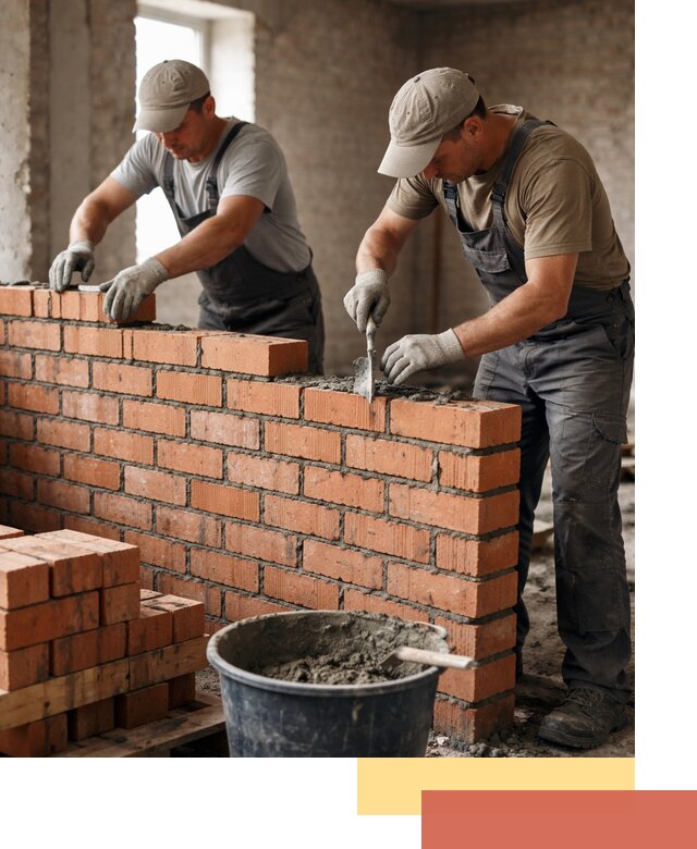 Кладка кирпичных перегородок под ключ в Нижневартовске