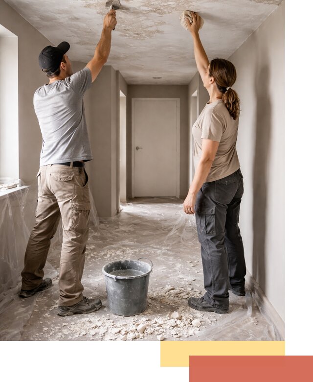 Удаление побелки с потолка в Нижневартовске — быстро и аккуратно