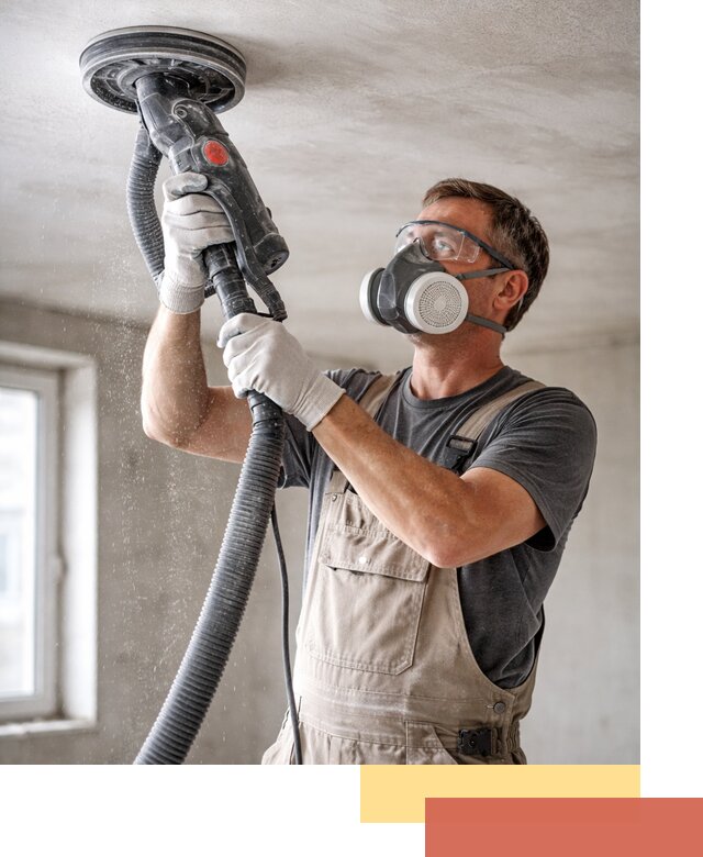 Шлифовка потолка в Нижневартовске — качественная подготовка под отделку