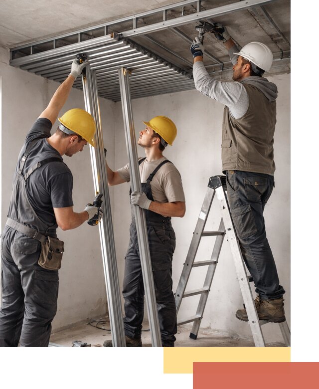 Монтаж реечного потолка под ключ в Нижневартовске