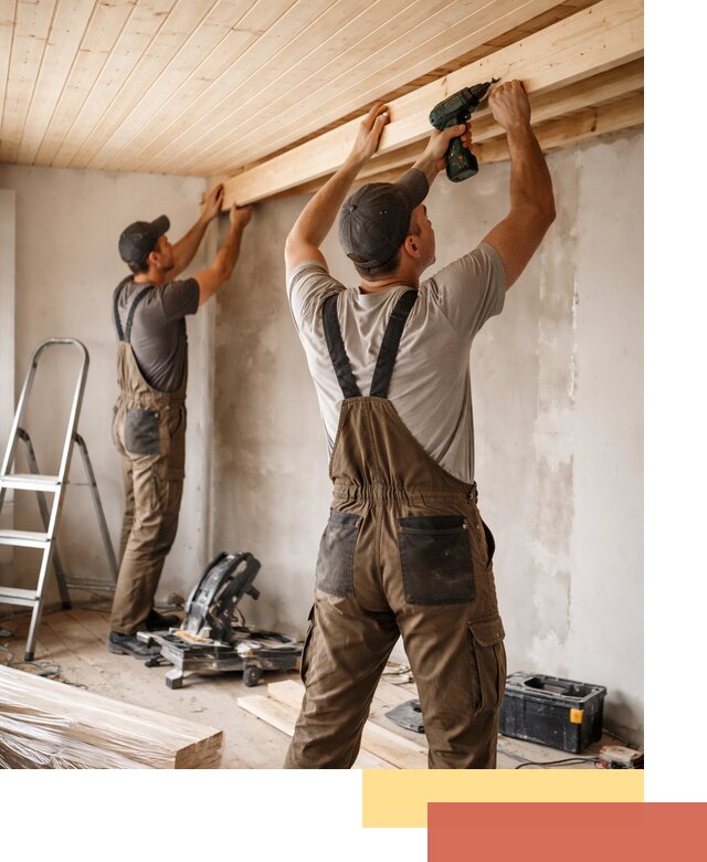 Монтаж потолка из вагонки в Нижневартовске профессионально и аккуратно