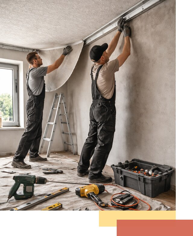 Монтаж фактурного натяжного потолка в Нижневартовске качественно и быстро