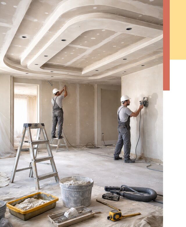 Многоуровневый потолок из гипсокартона в Нижневартовске от 777 руб. под ключ | ОТДЕЛОЧНИК-Нжт