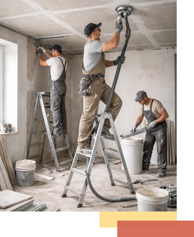 Ремонт потолка из гипсокартона в Нижневартовске: быстрый и качественный монтаж