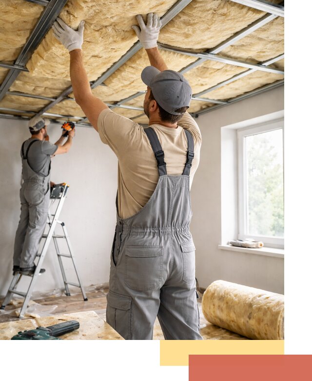 Утепление потолка под ключ в Нижневартовске качественно и быстро